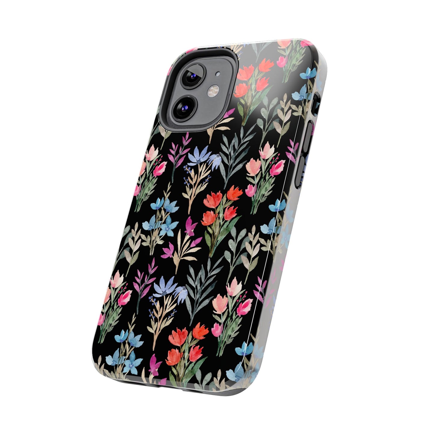 Floral Tough Phone Case - Durable Protection with Vibrant Botanical Design
