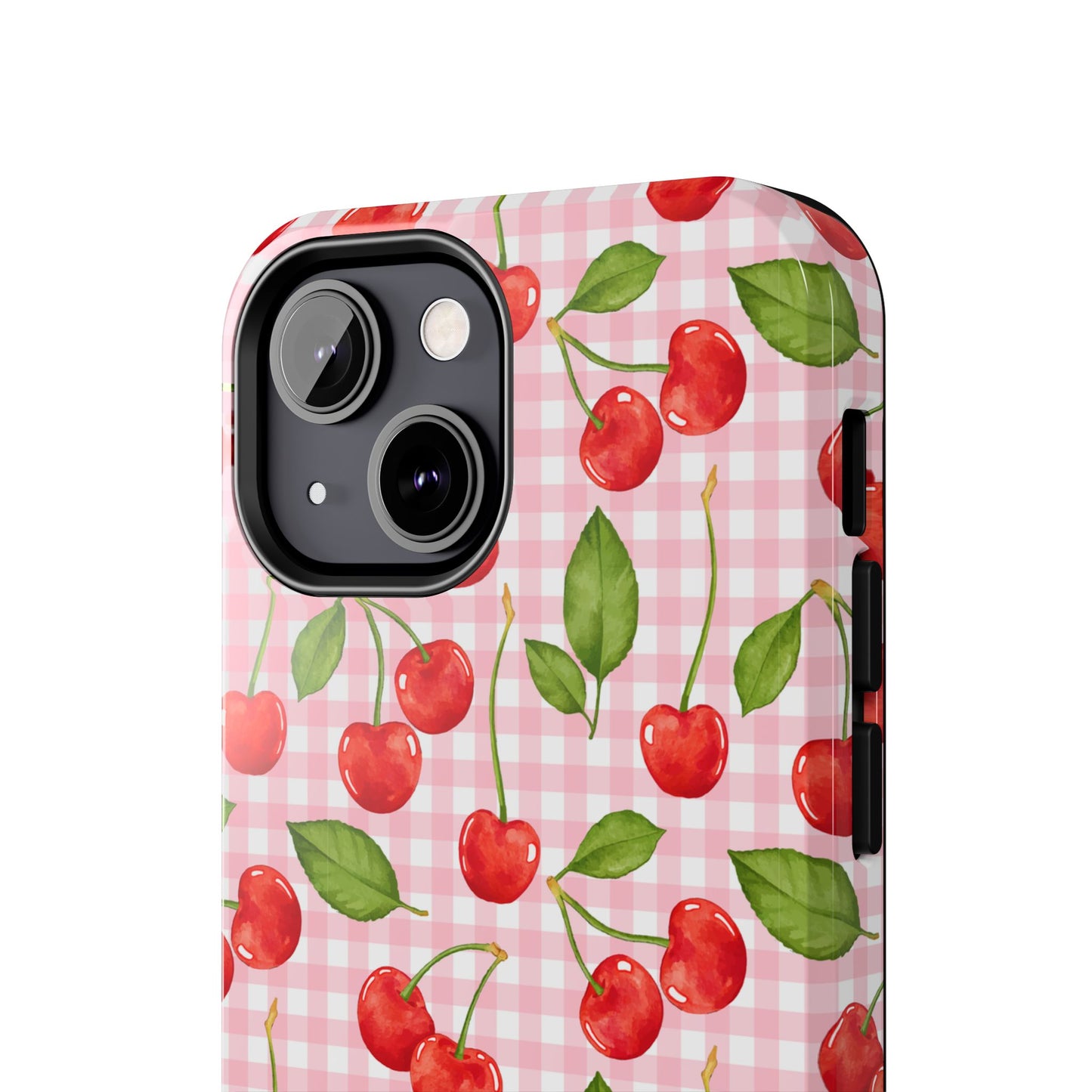 Cherry-Pattern Tough Phone Case - Cute & Durable Protective Case