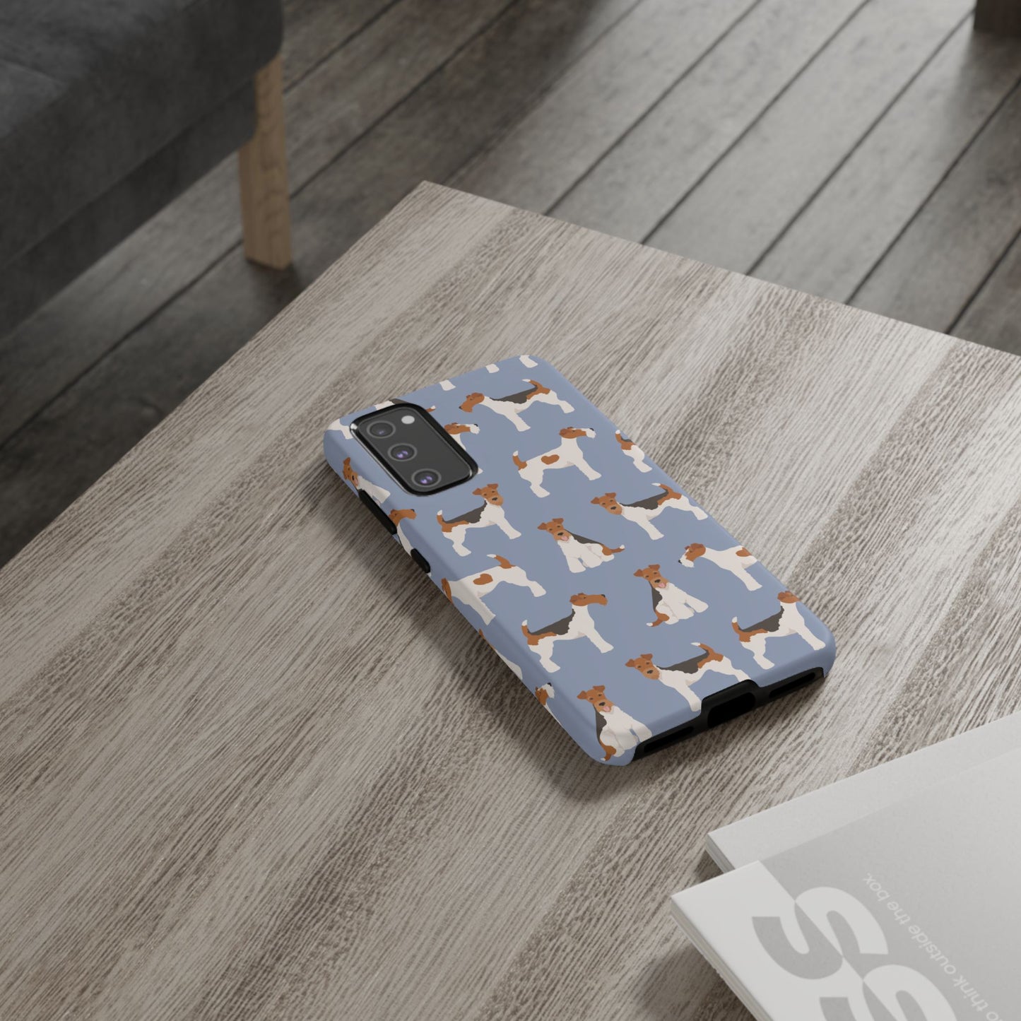 Wire Fox Terrier Lover Tough Case - Stylish Phone Case Featuring Playful Fox Terriers