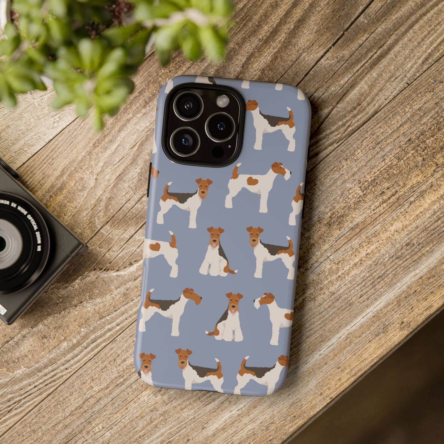 Wire Fox Terrier Lover Tough Case - Stylish Phone Case Featuring Playful Fox Terriers