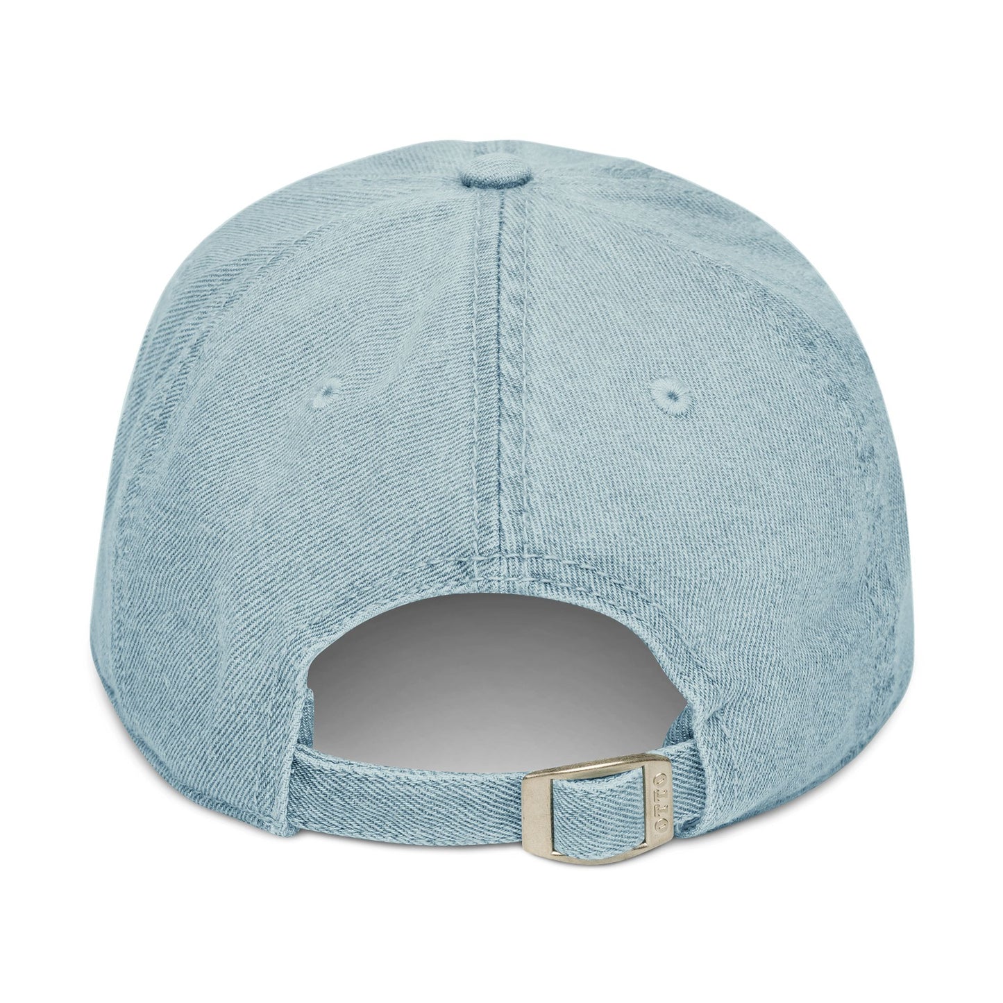 Embroidered Denim Hat - "You Hut This Love" Casual Cap