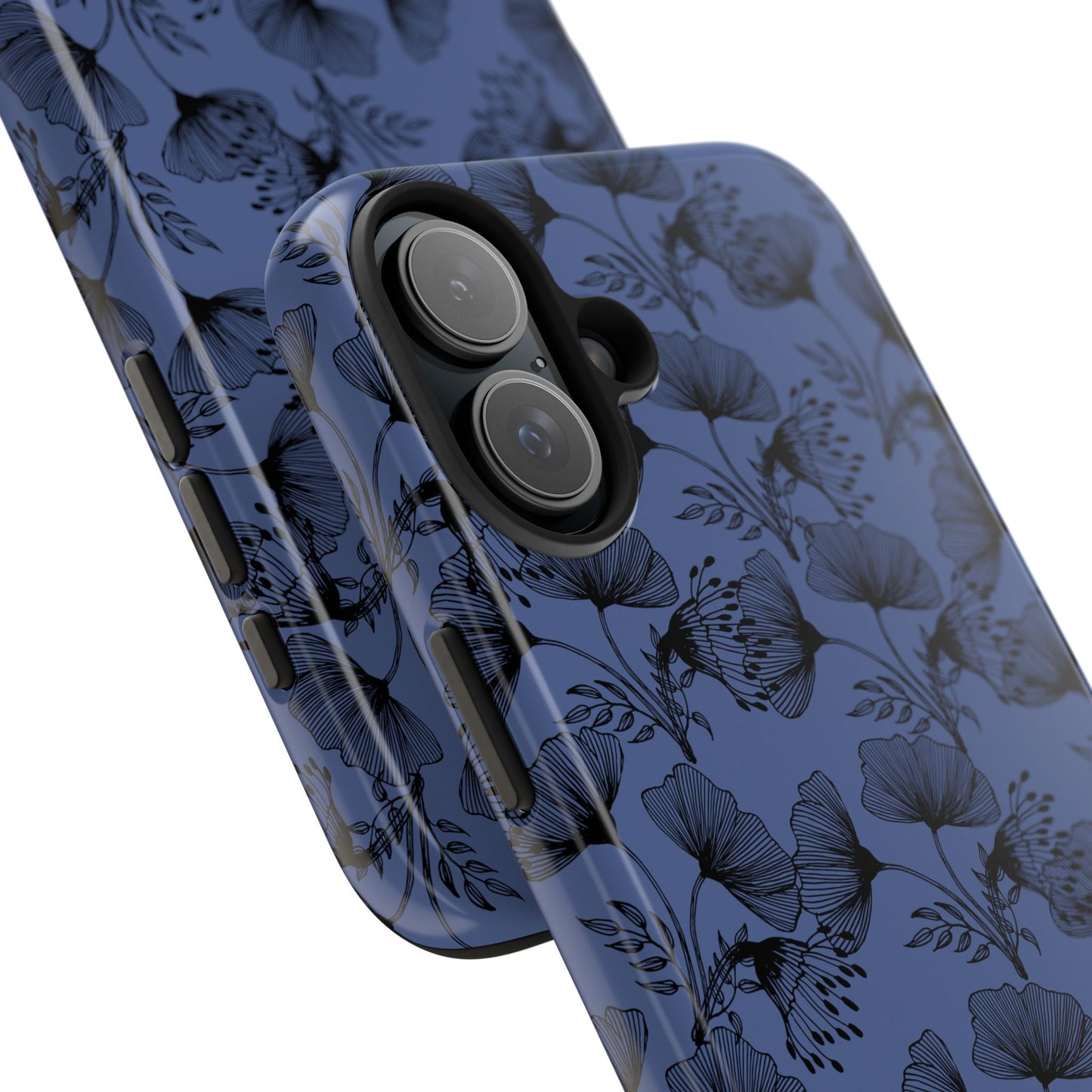 Ornate Floral Tough Phone Case - Durable Protection with Elegant Design