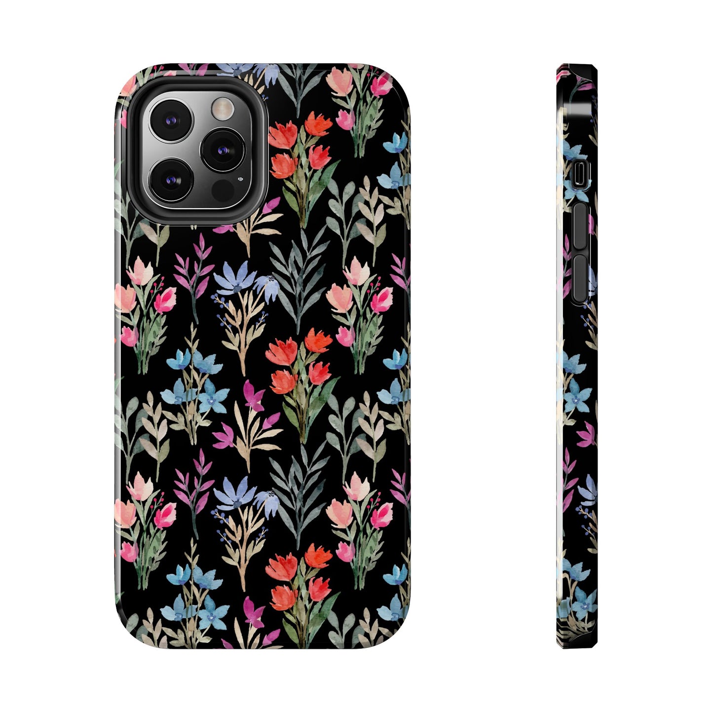 Floral Tough Phone Case - Durable Protection with Vibrant Botanical Design
