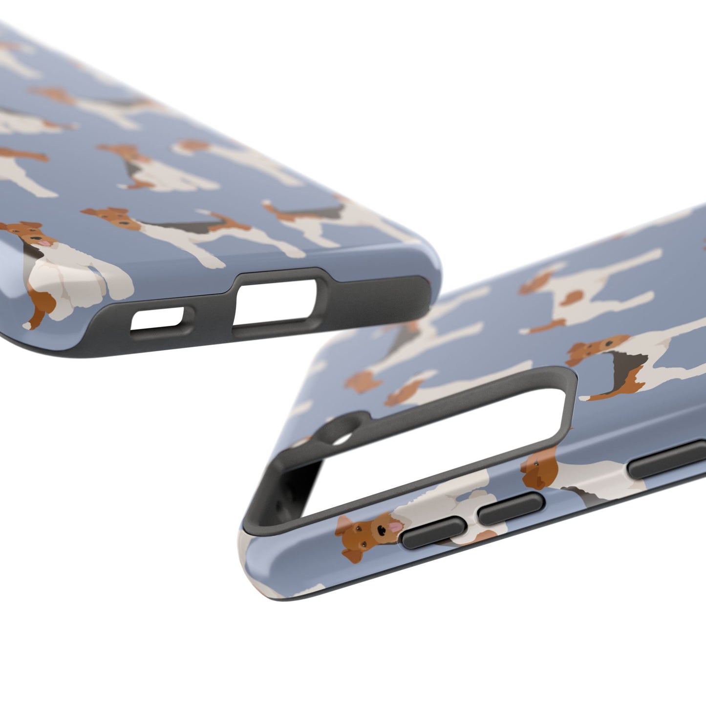 Playful Wire Fox Terrier Phone Case - Durable & Stylish Dog Lover Accessory
