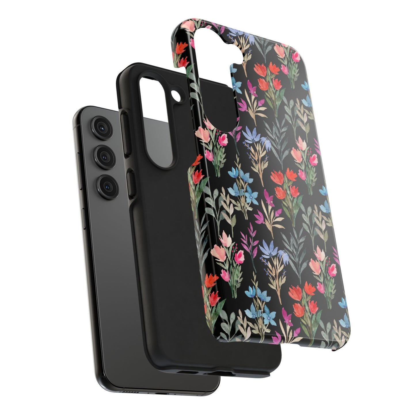 Floral Tough Phone Case - Durable Protection with Vibrant Botanical Design
