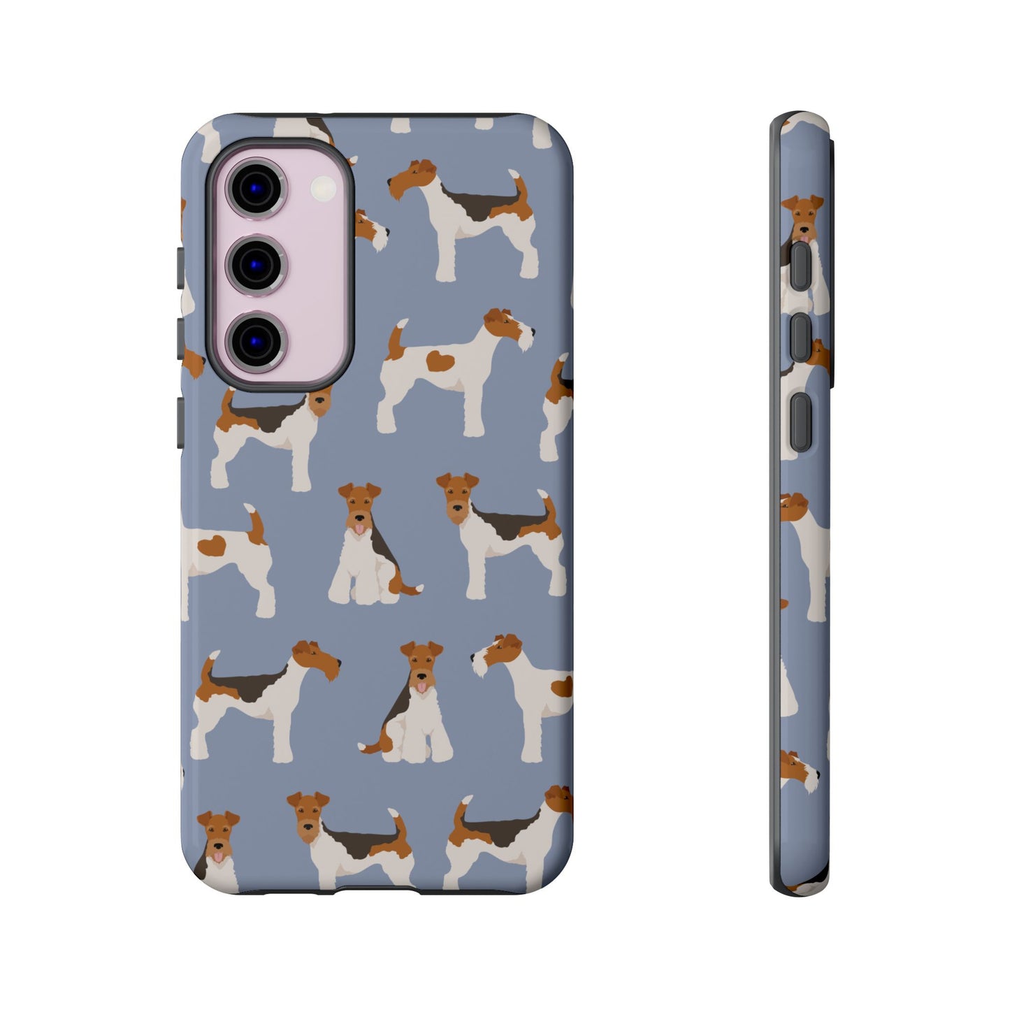 Wire Fox Terrier Lover Tough Case - Stylish Phone Case Featuring Playful Fox Terriers