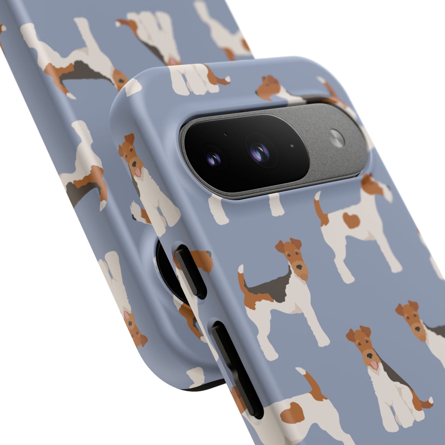 Wire Fox Terrier Lover Tough Case - Stylish Phone Case Featuring Playful Fox Terriers