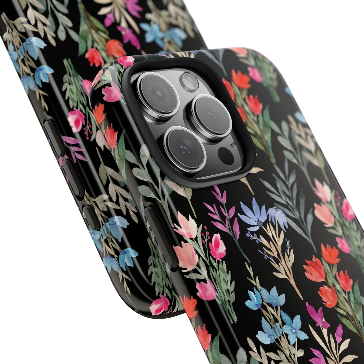 Floral Tough Phone Case - Durable Protection with Vibrant Botanical Design