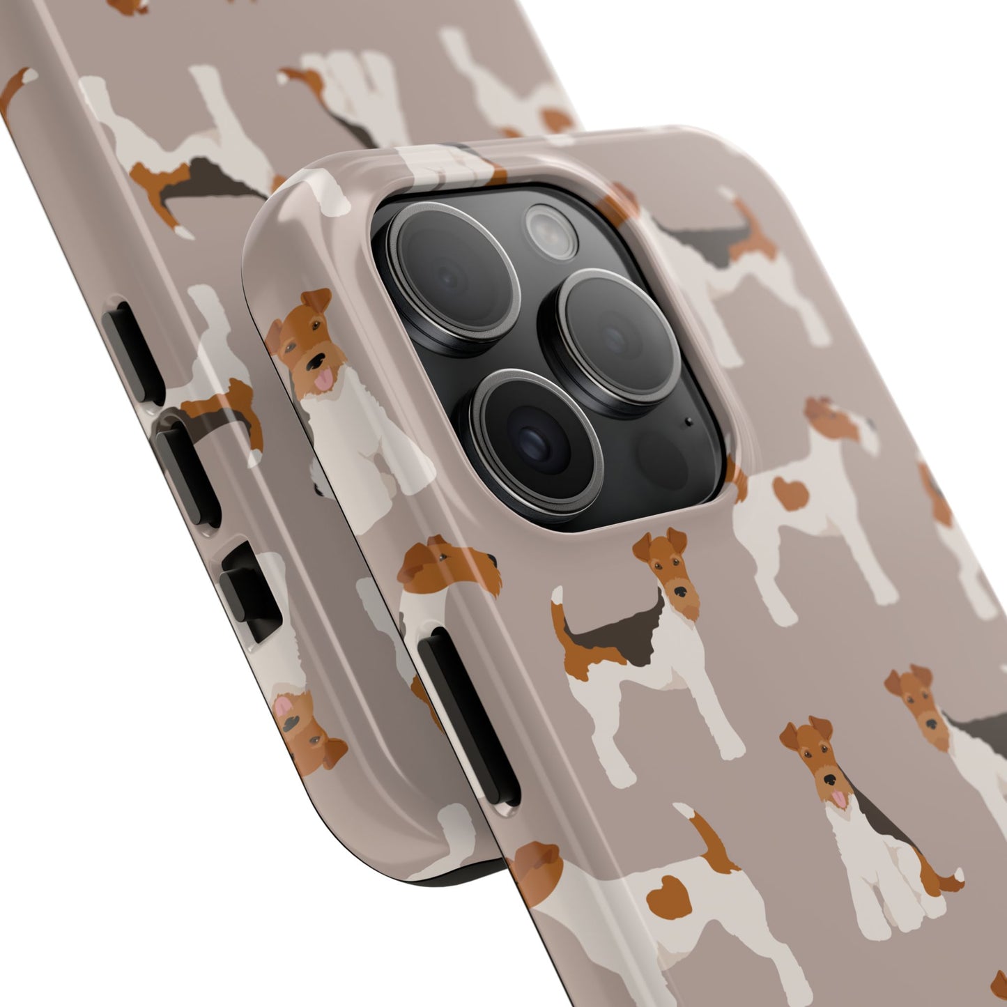 Cute Wire Fox Terrier Tough Phone Case - Durable and Stylish