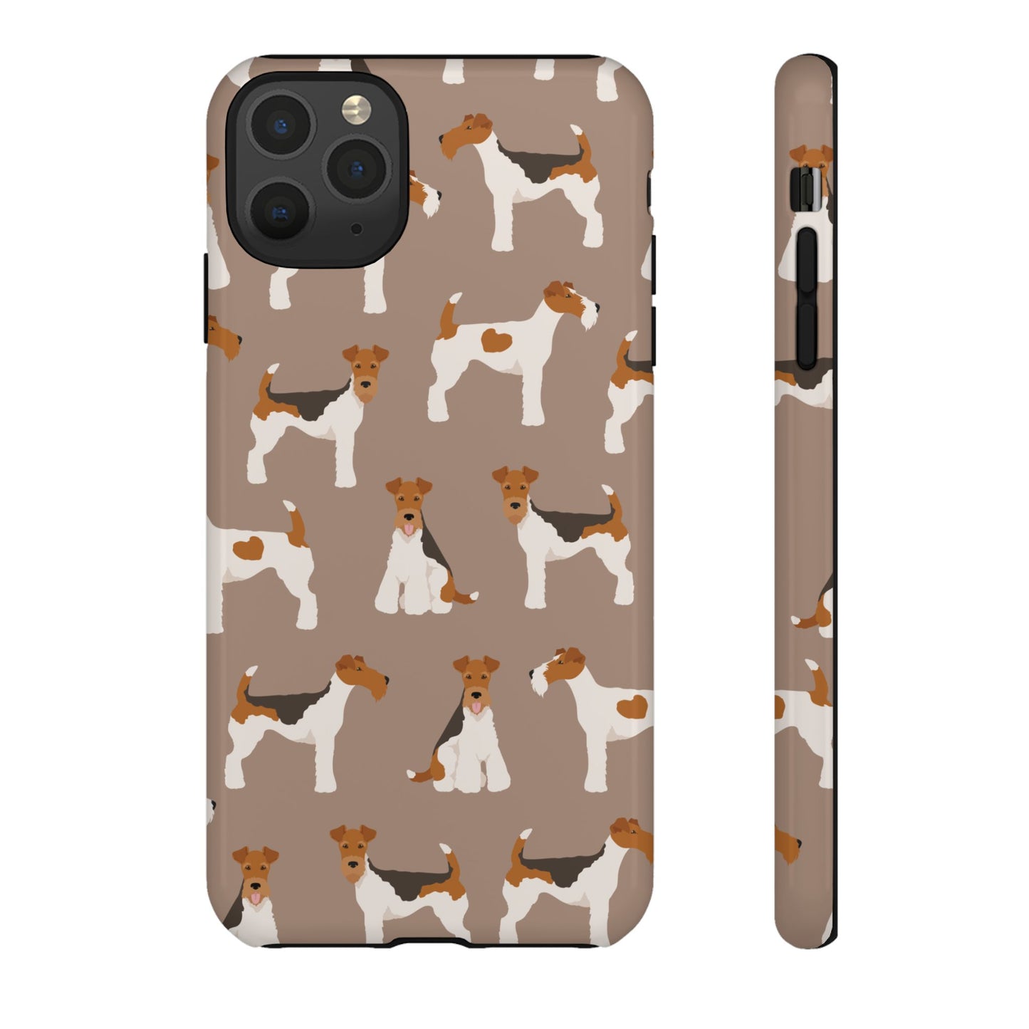 Wire Fox Terrier Lover Tough Case - Stylish Phone Case Featuring Playful Fox Terriers