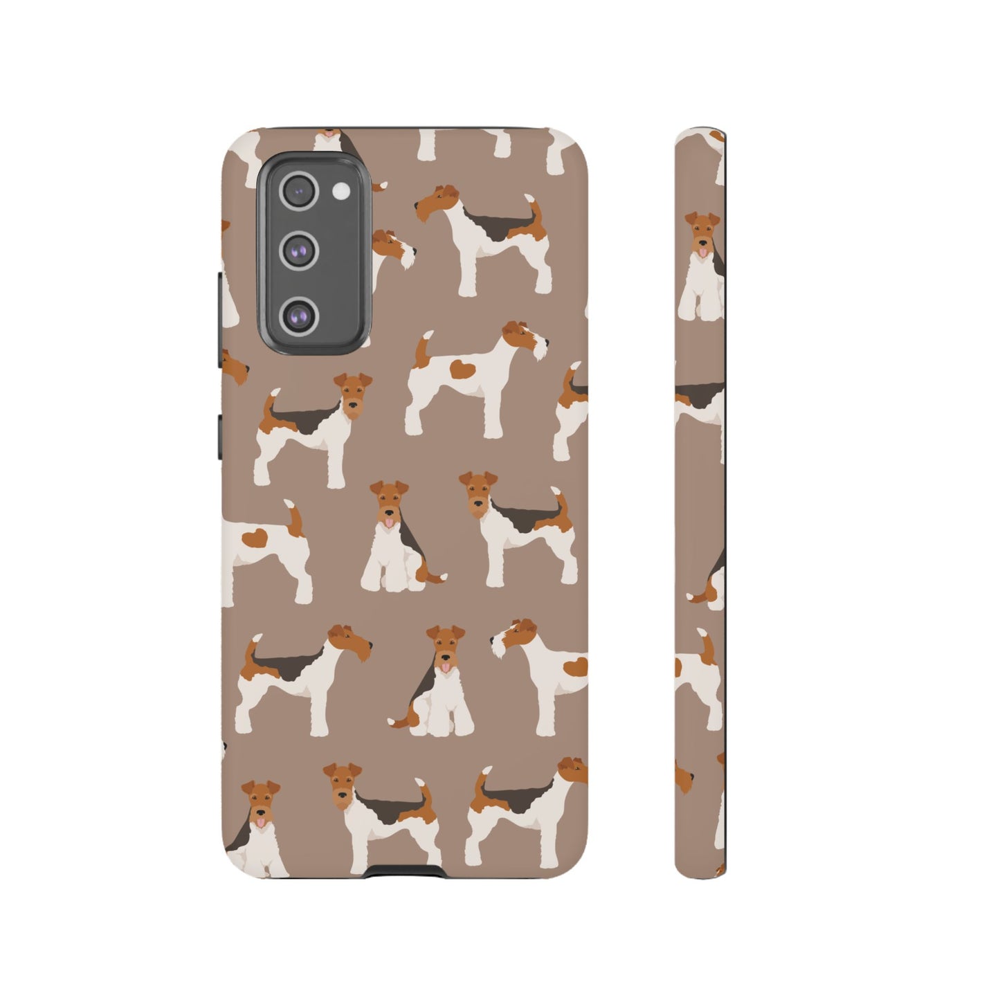 Wire Fox Terrier Lover Tough Case - Stylish Phone Case Featuring Playful Fox Terriers