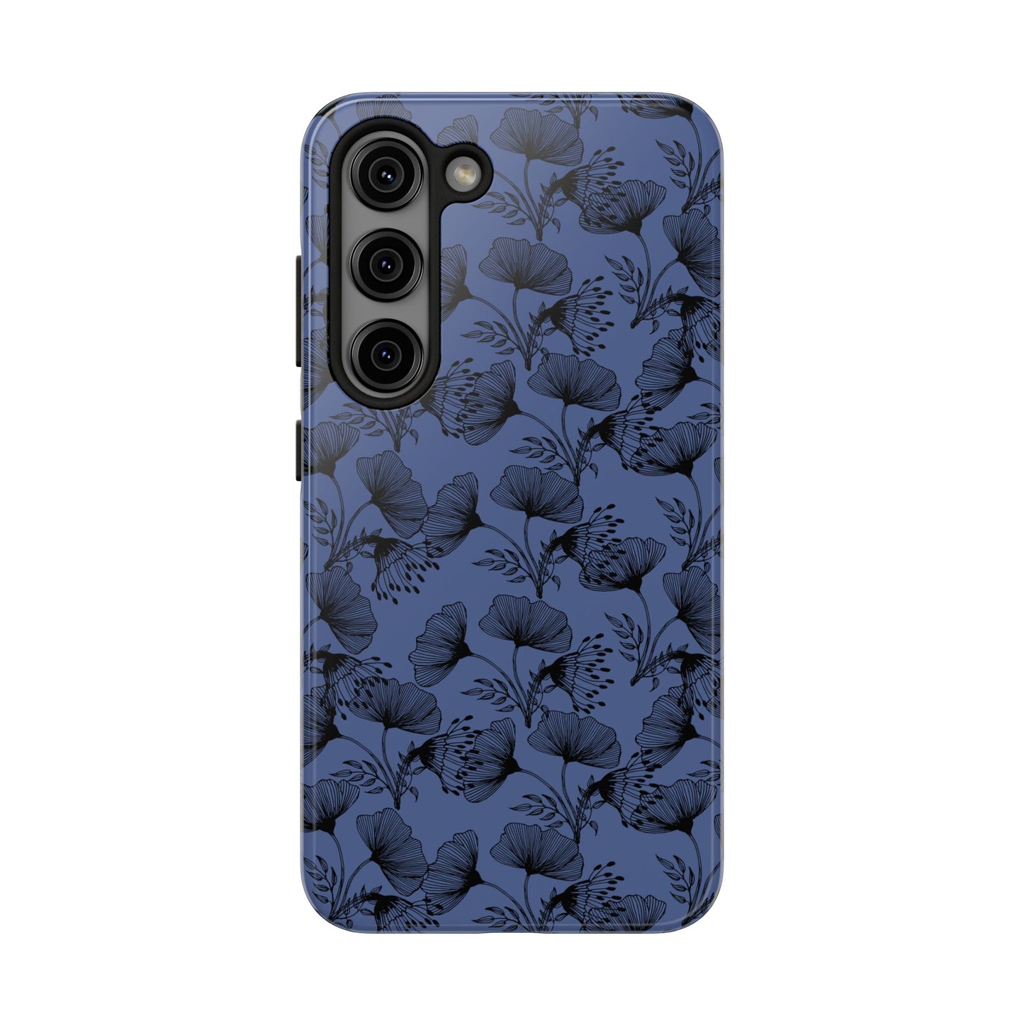 Ornate Floral Tough Phone Case - Durable Protection with Elegant Design