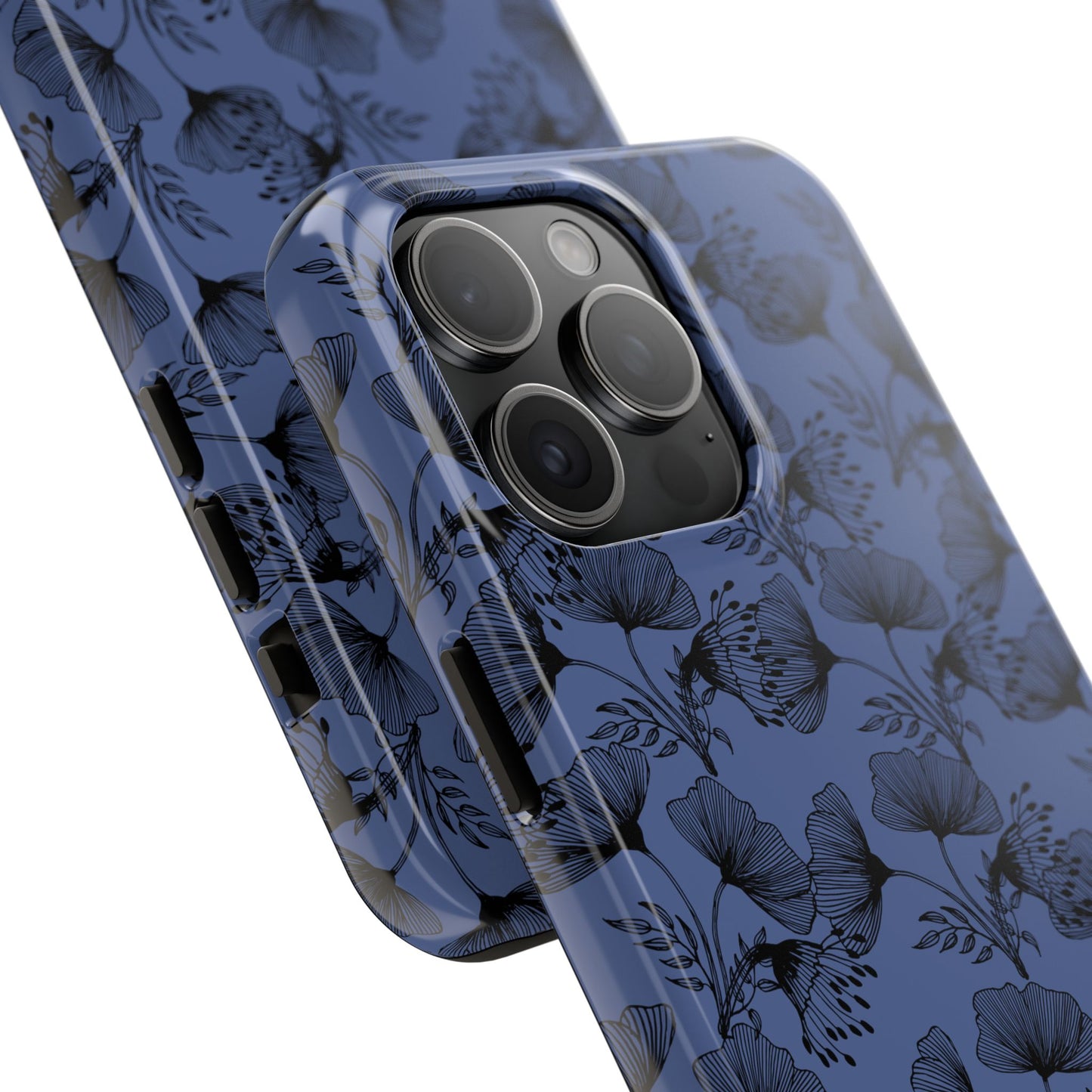 Ornate Floral Tough Phone Case - Durable Protection with Elegant Design