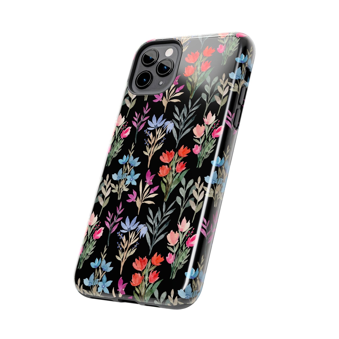 Floral Tough Phone Case - Durable Protection with Vibrant Botanical Design