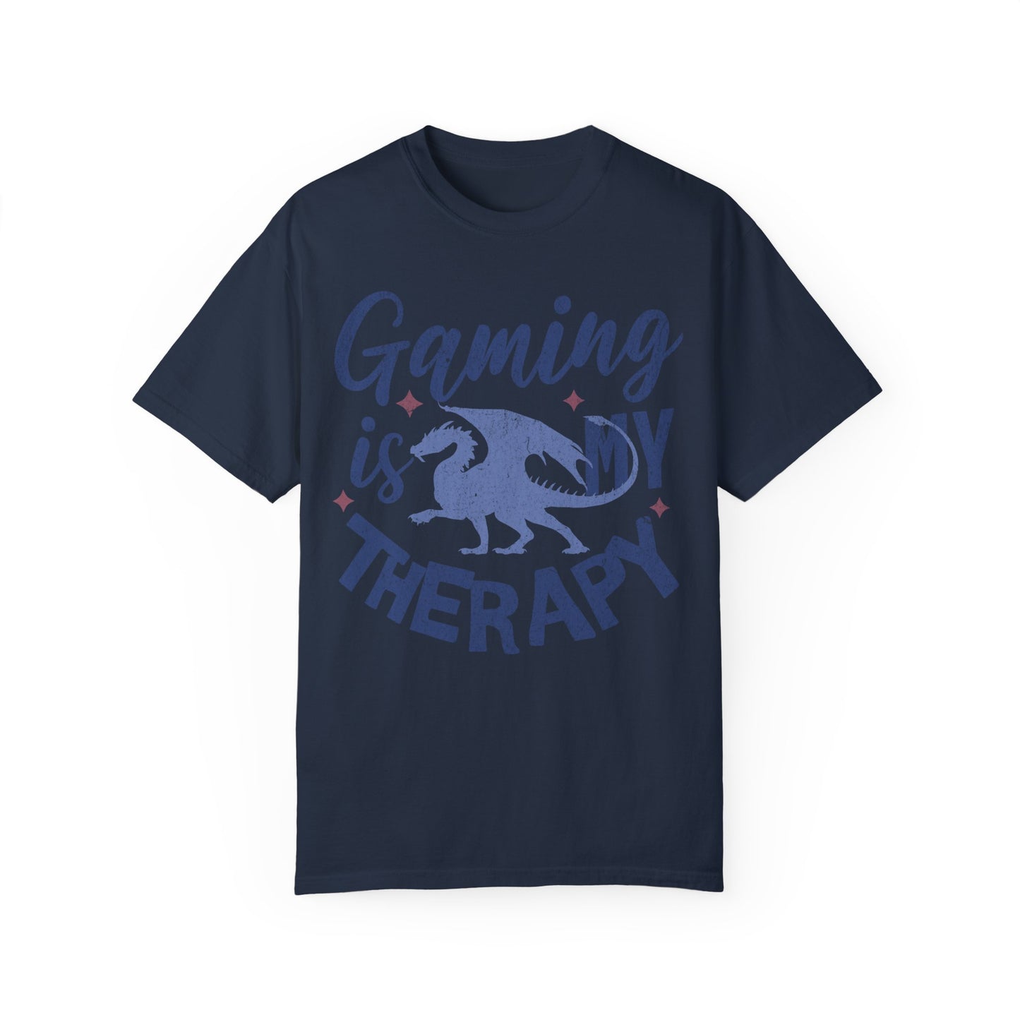 Gaming Therapy Unisex Garment-Dyed T-Shirt | Perfect for Gamers & Casual Wear
