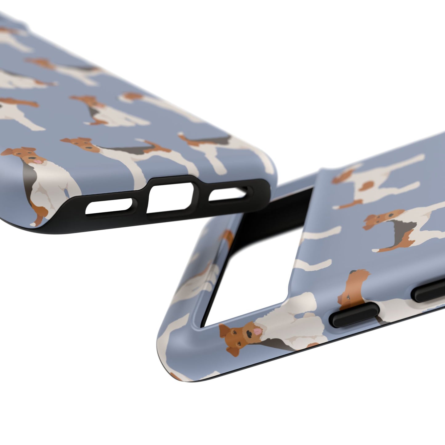 Wire Fox Terrier Lover Tough Case - Stylish Phone Case Featuring Playful Fox Terriers