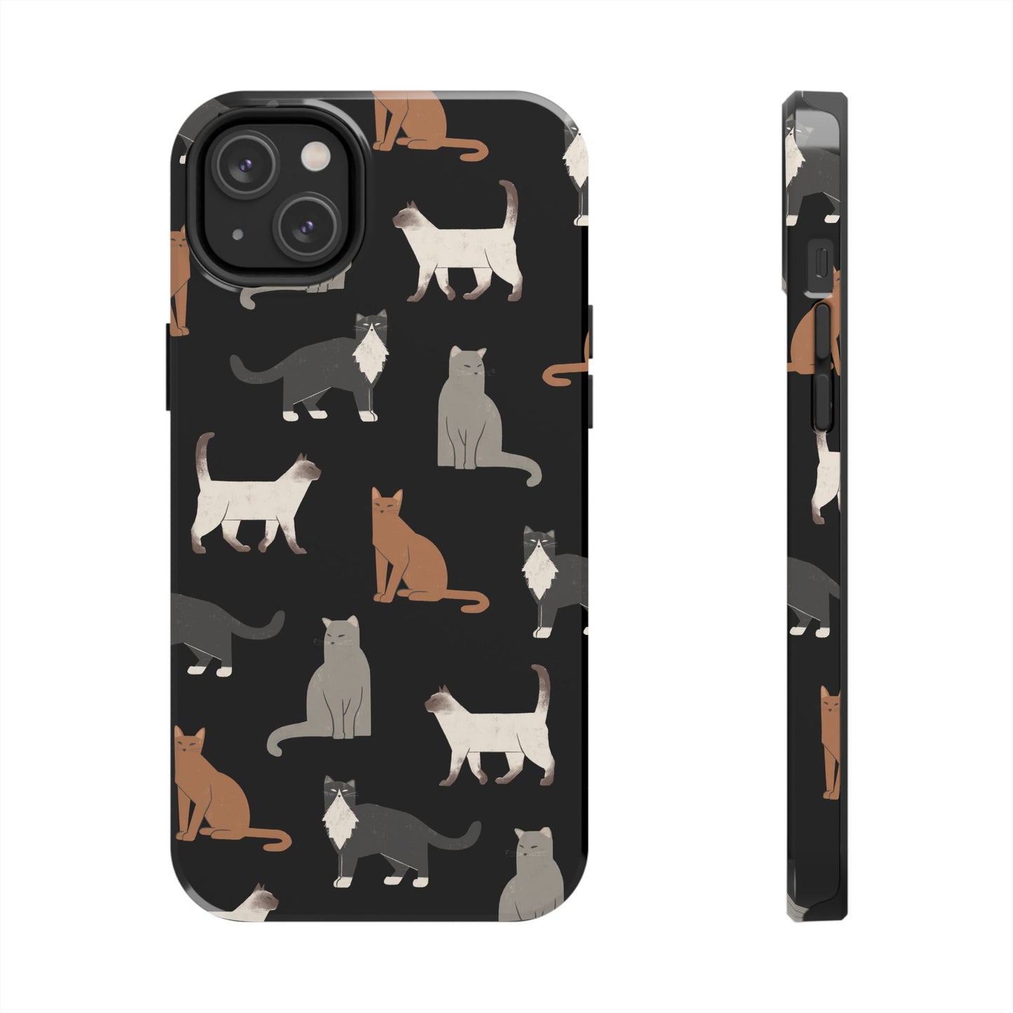 Cubist Cat Tough Phone Case - Stylish & Durable for Pet Fans