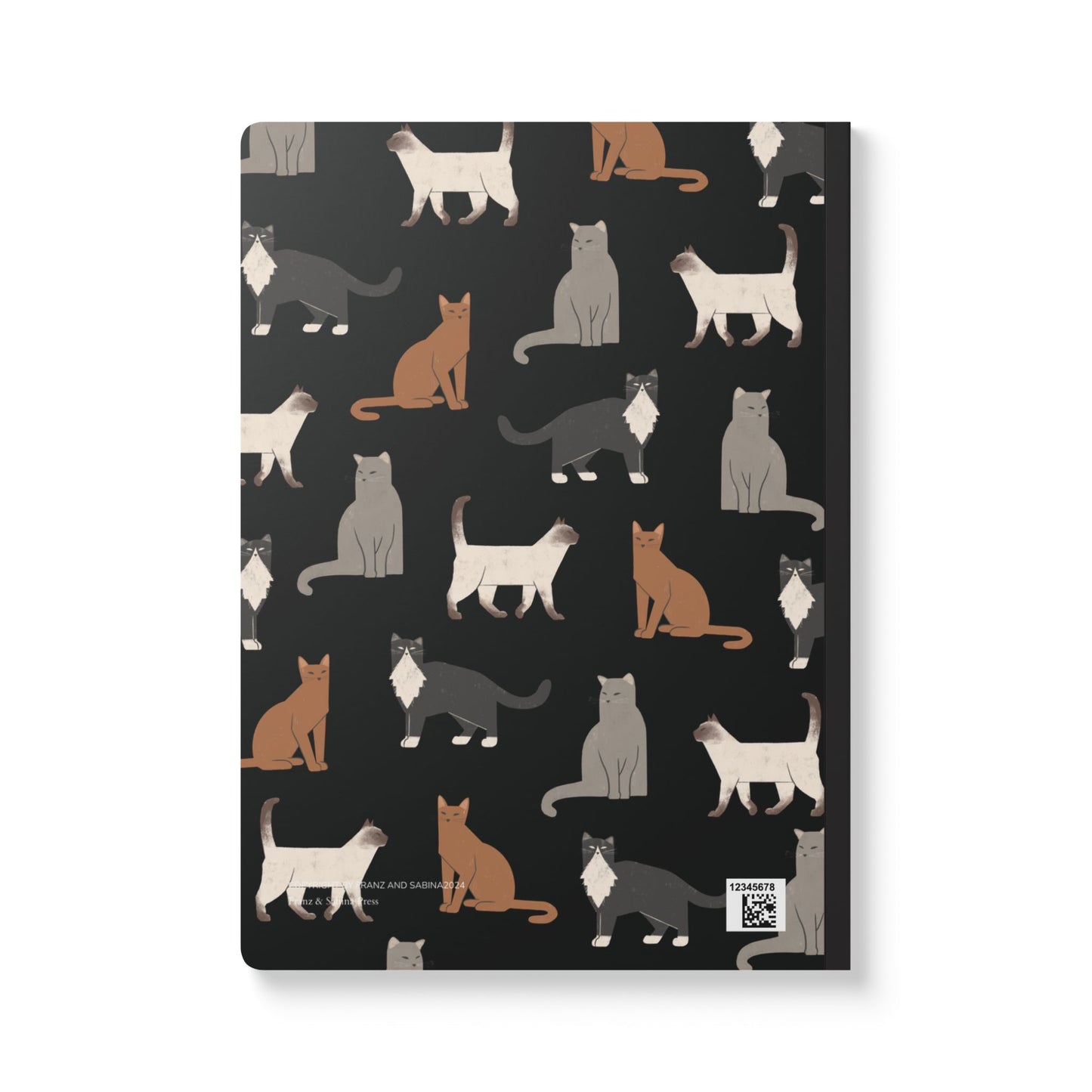 Cubists Cat Softcover Journal with Inside Prints - Perfect Gift for Cat Lovers