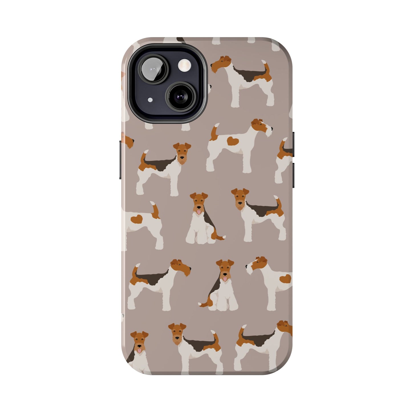 Cute Wire Fox Terrier Tough Phone Case - Durable and Stylish