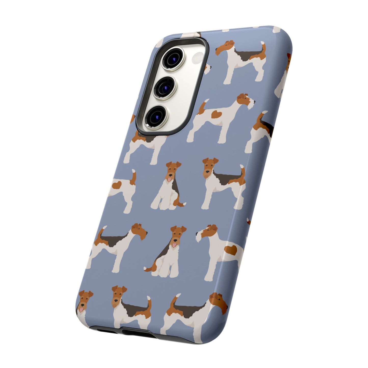 Wire Fox Terrier Lover Tough Case - Stylish Phone Case Featuring Playful Fox Terriers