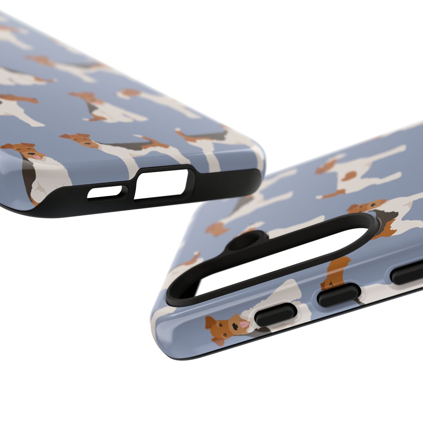 Wire Fox Terrier Lover Tough Case - Stylish Phone Case Featuring Playful Fox Terriers