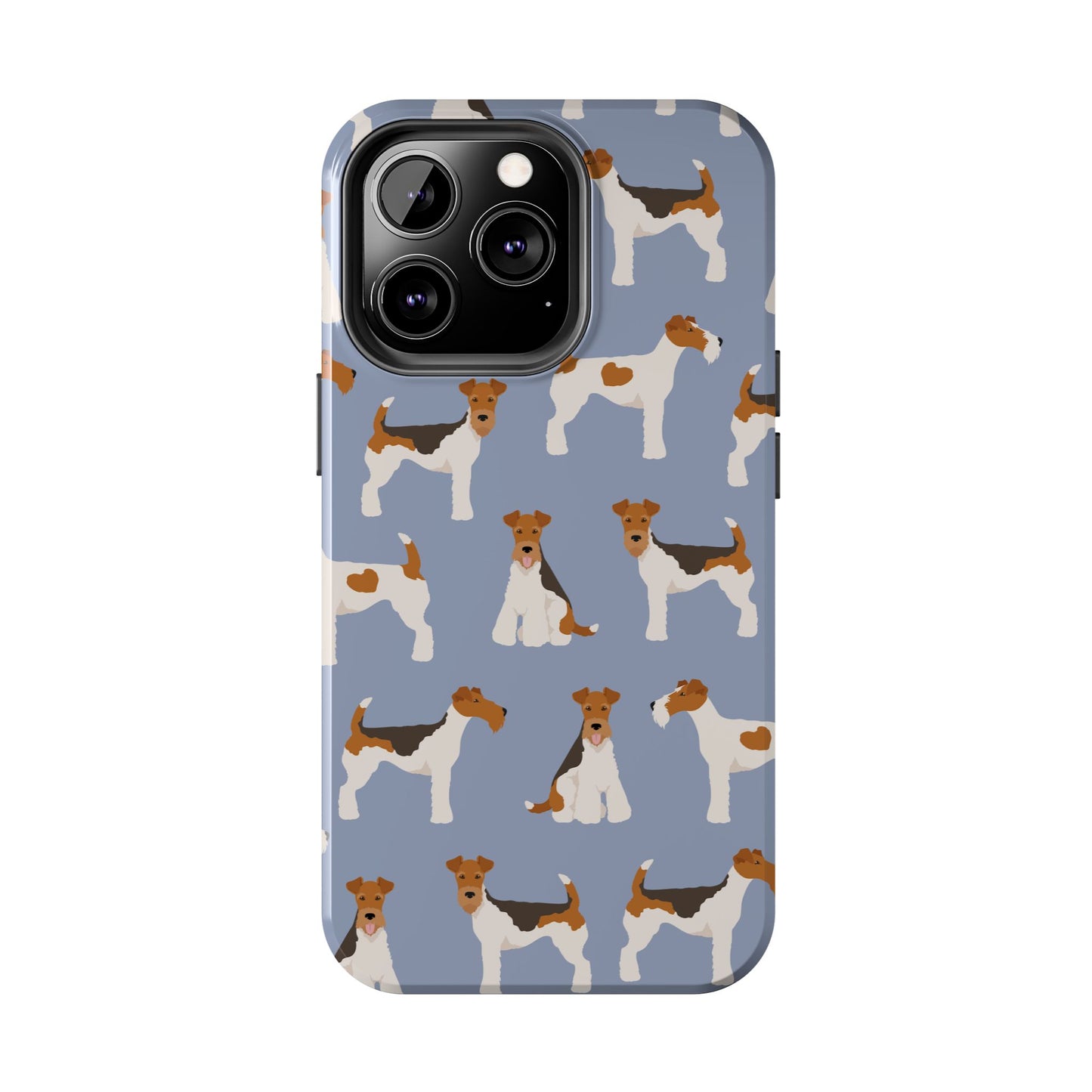 Playful Wire Fox Terrier Phone Case - Durable & Stylish Dog Lover Accessory