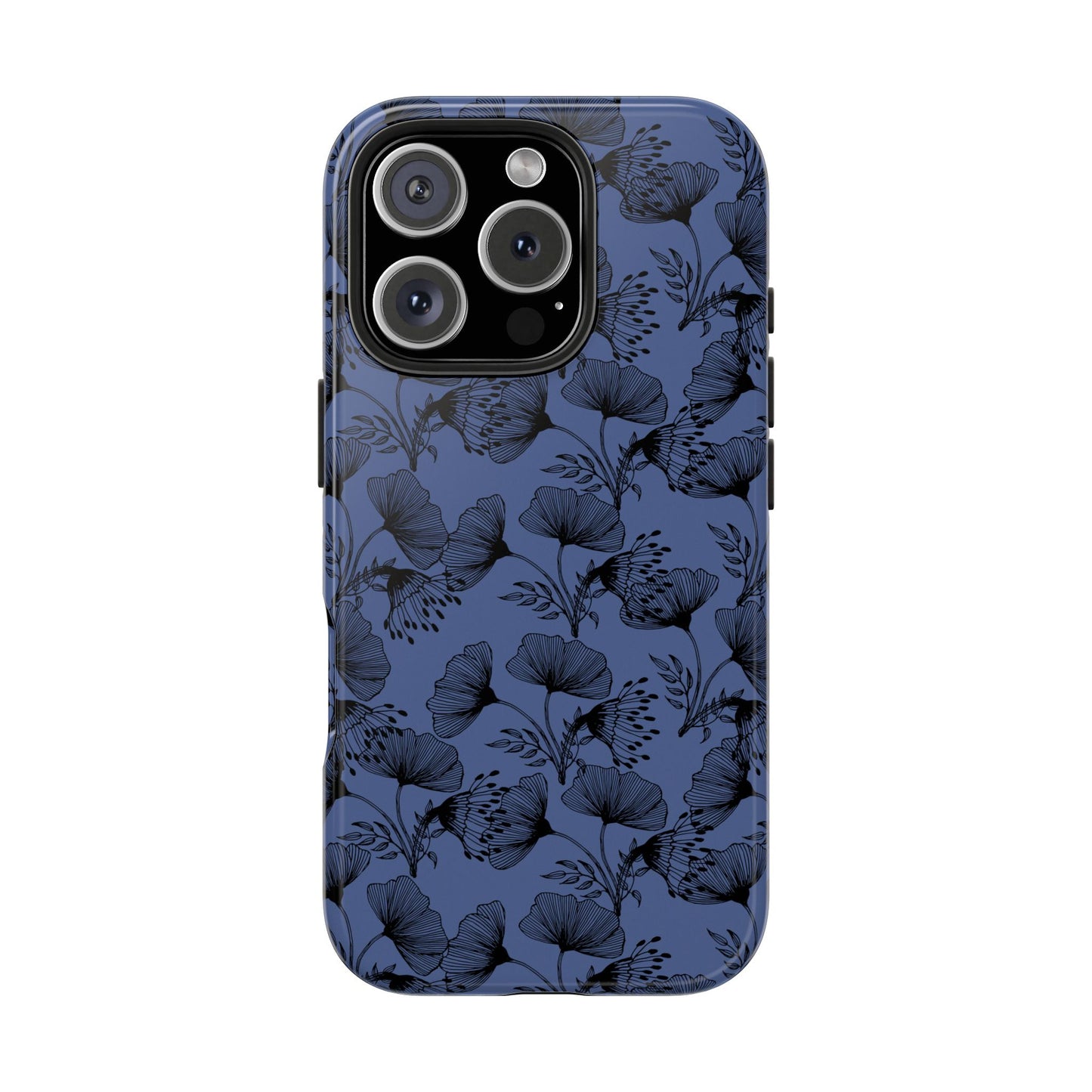 Ornate Floral Tough Phone Case - Durable Protection with Elegant Design