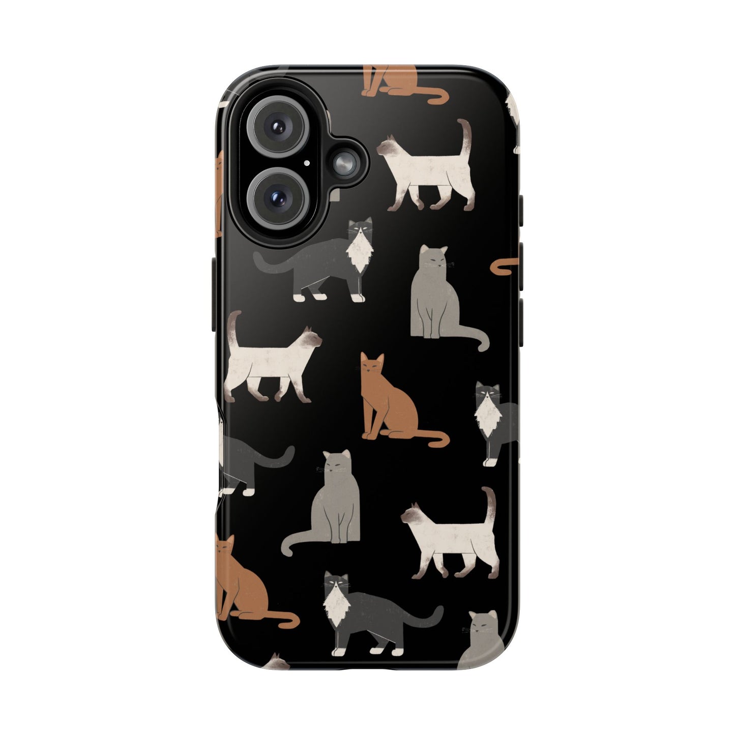 Cubist Cat Tough Phone Case - Stylish & Durable for Pet Fans