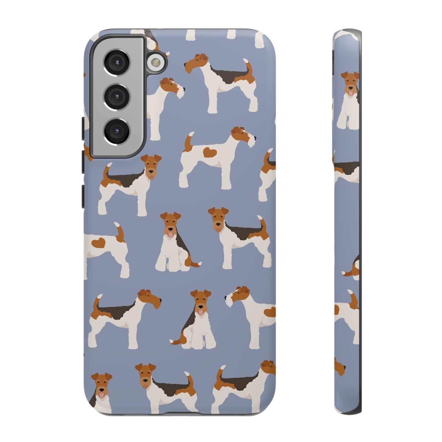 Wire Fox Terrier Lover Tough Case - Stylish Phone Case Featuring Playful Fox Terriers