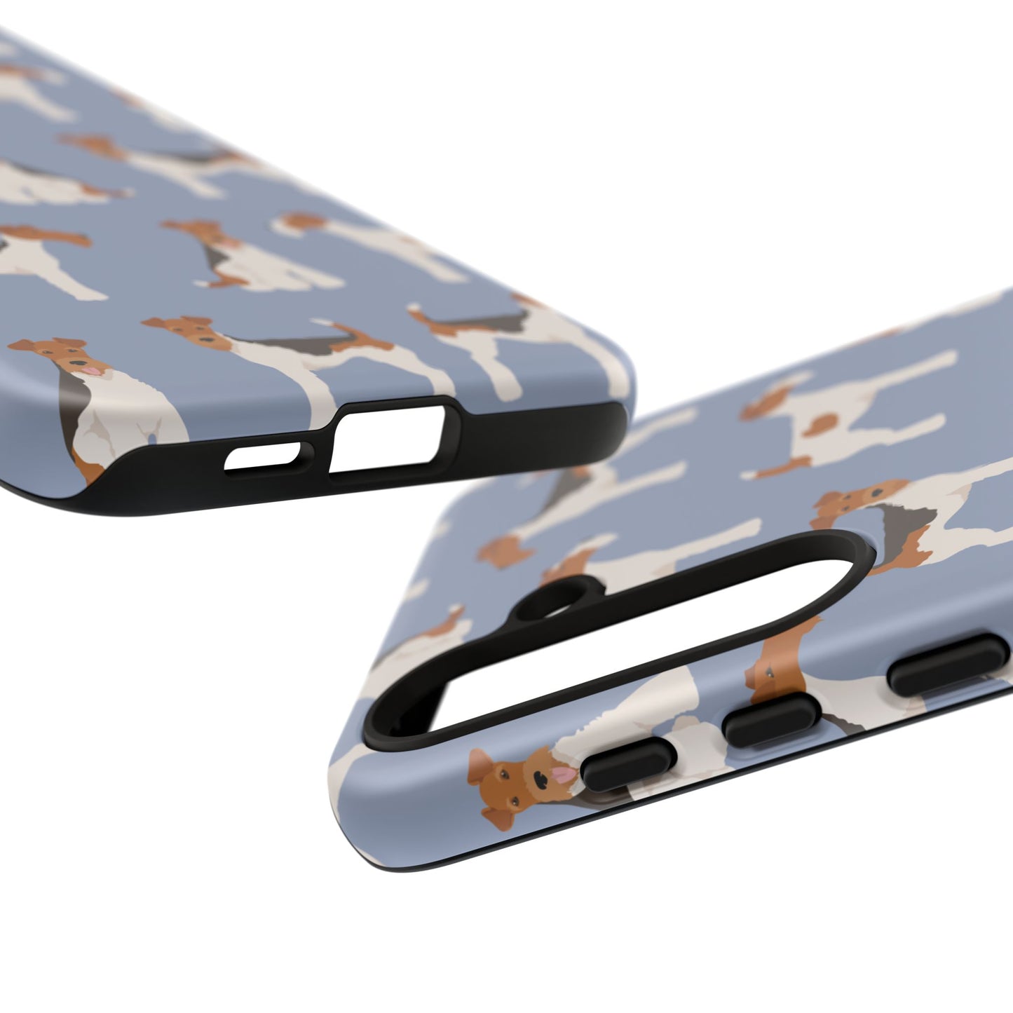 Wire Fox Terrier Lover Tough Case - Stylish Phone Case Featuring Playful Fox Terriers