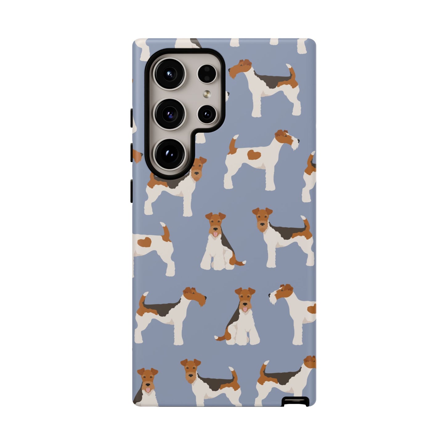 Wire Fox Terrier Lover Tough Case - Stylish Phone Case Featuring Playful Fox Terriers