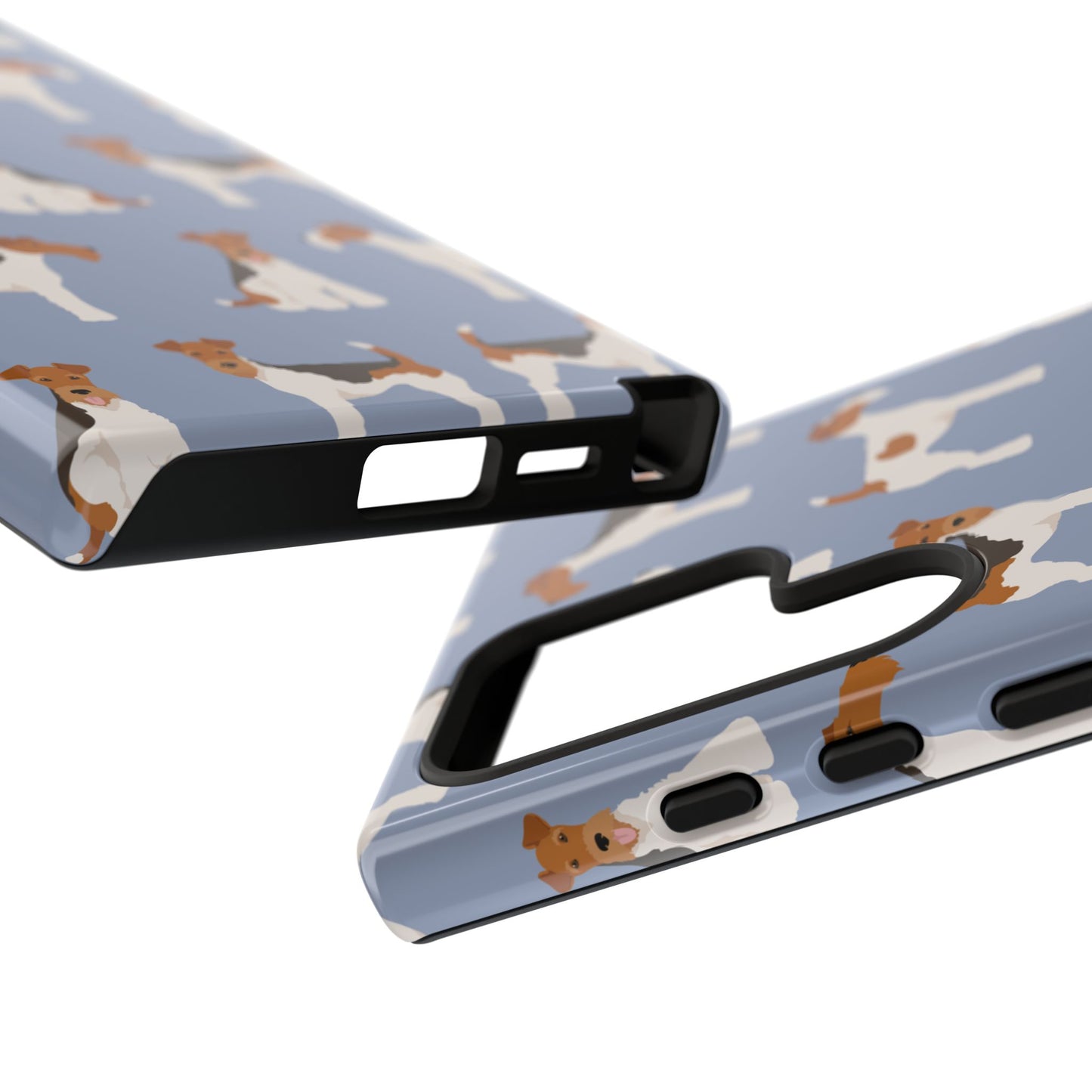 Wire Fox Terrier Lover Tough Case - Stylish Phone Case Featuring Playful Fox Terriers