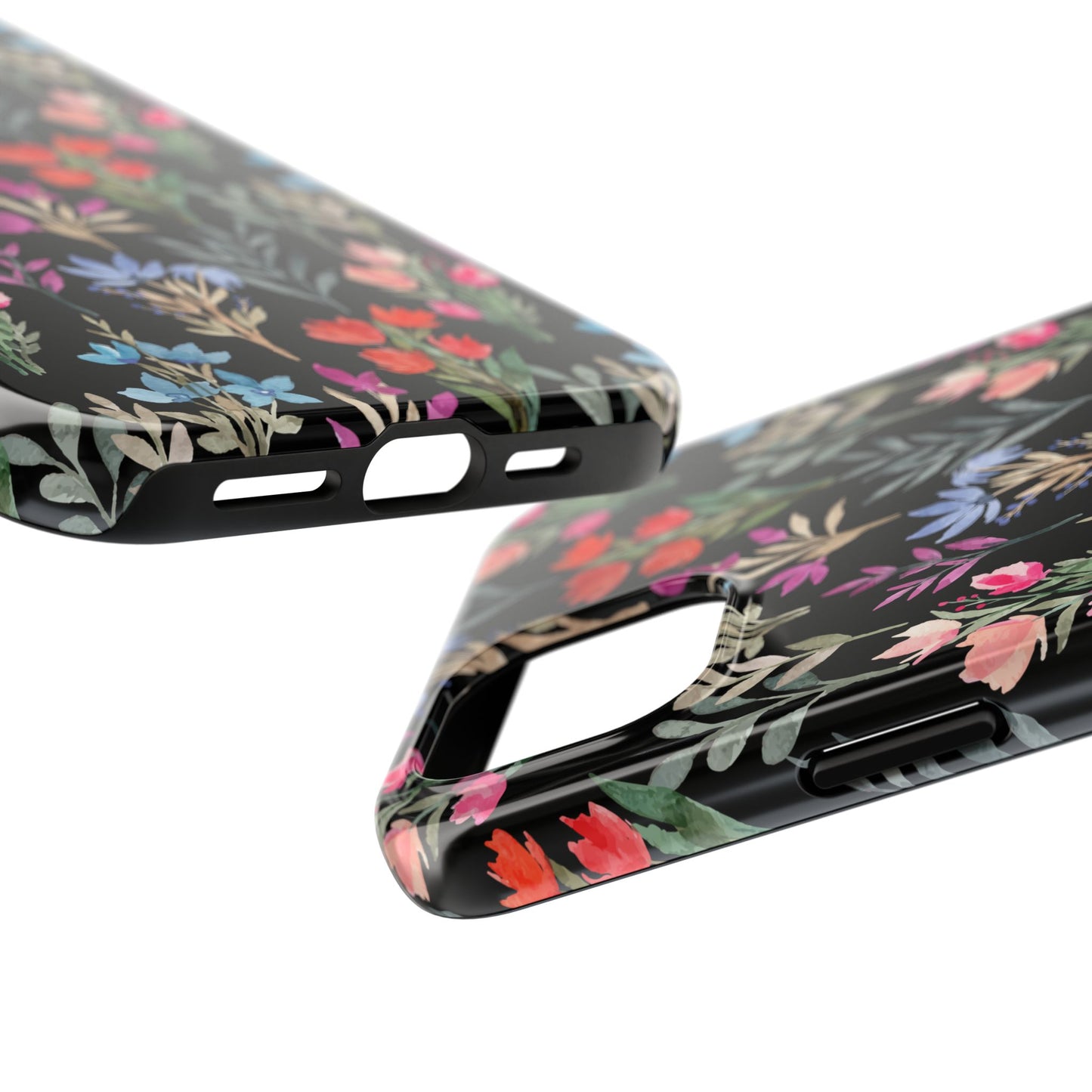 Floral Tough Phone Case - Durable Protection with Vibrant Botanical Design