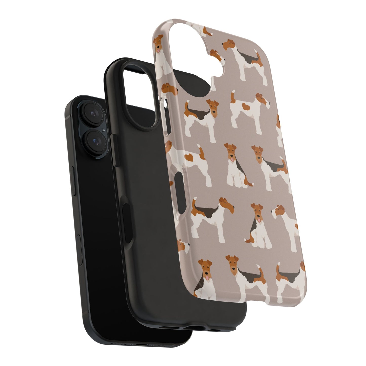 Cute Wire Fox Terrier Tough Phone Case - Durable and Stylish