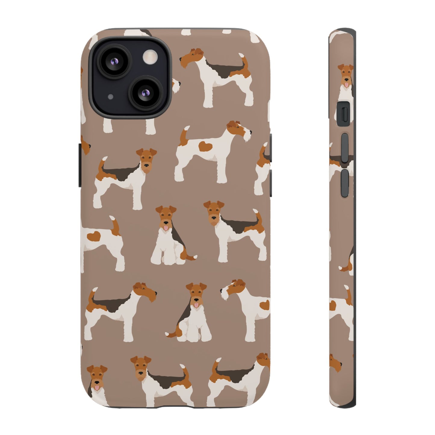 Wire Fox Terrier Lover Tough Case - Stylish Phone Case Featuring Playful Fox Terriers