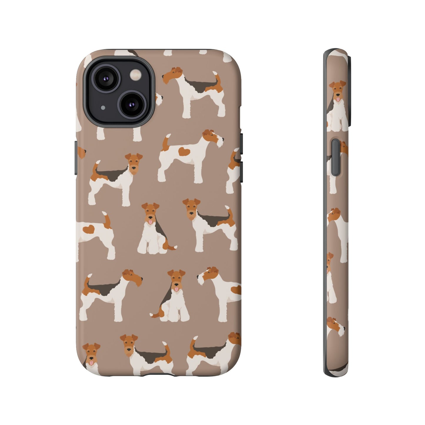 Wire Fox Terrier Lover Tough Case - Stylish Phone Case Featuring Playful Fox Terriers