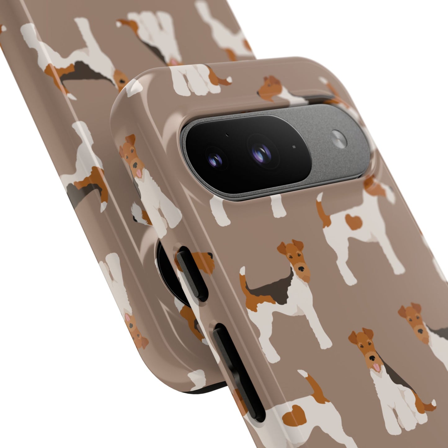 Wire Fox Terrier Lover Tough Case - Stylish Phone Case Featuring Playful Fox Terriers