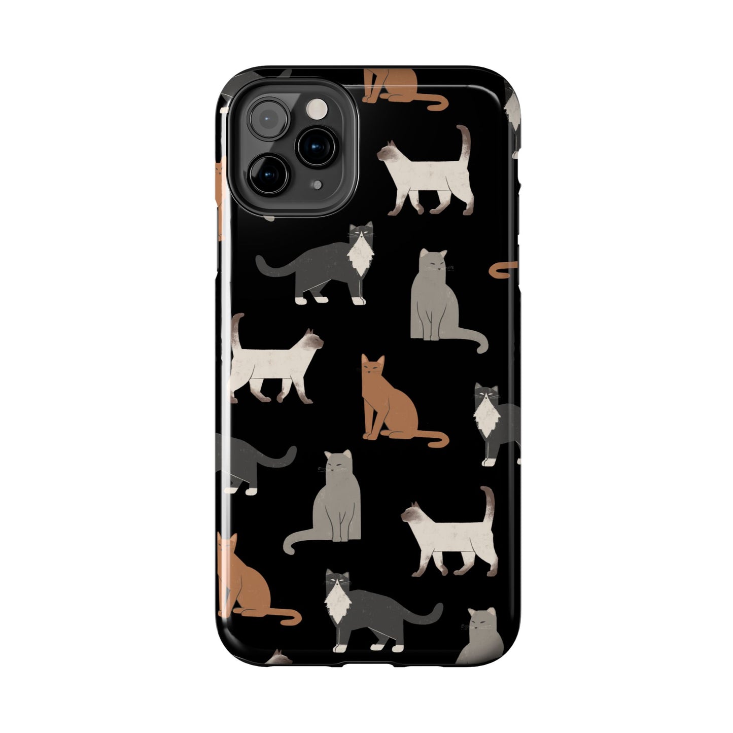Cubist Cat Tough Phone Case - Stylish & Durable for Pet Fans