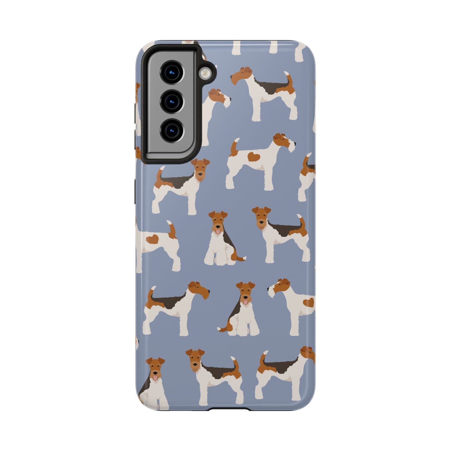 Playful Wire Fox Terrier Phone Case - Durable & Stylish Dog Lover Accessory