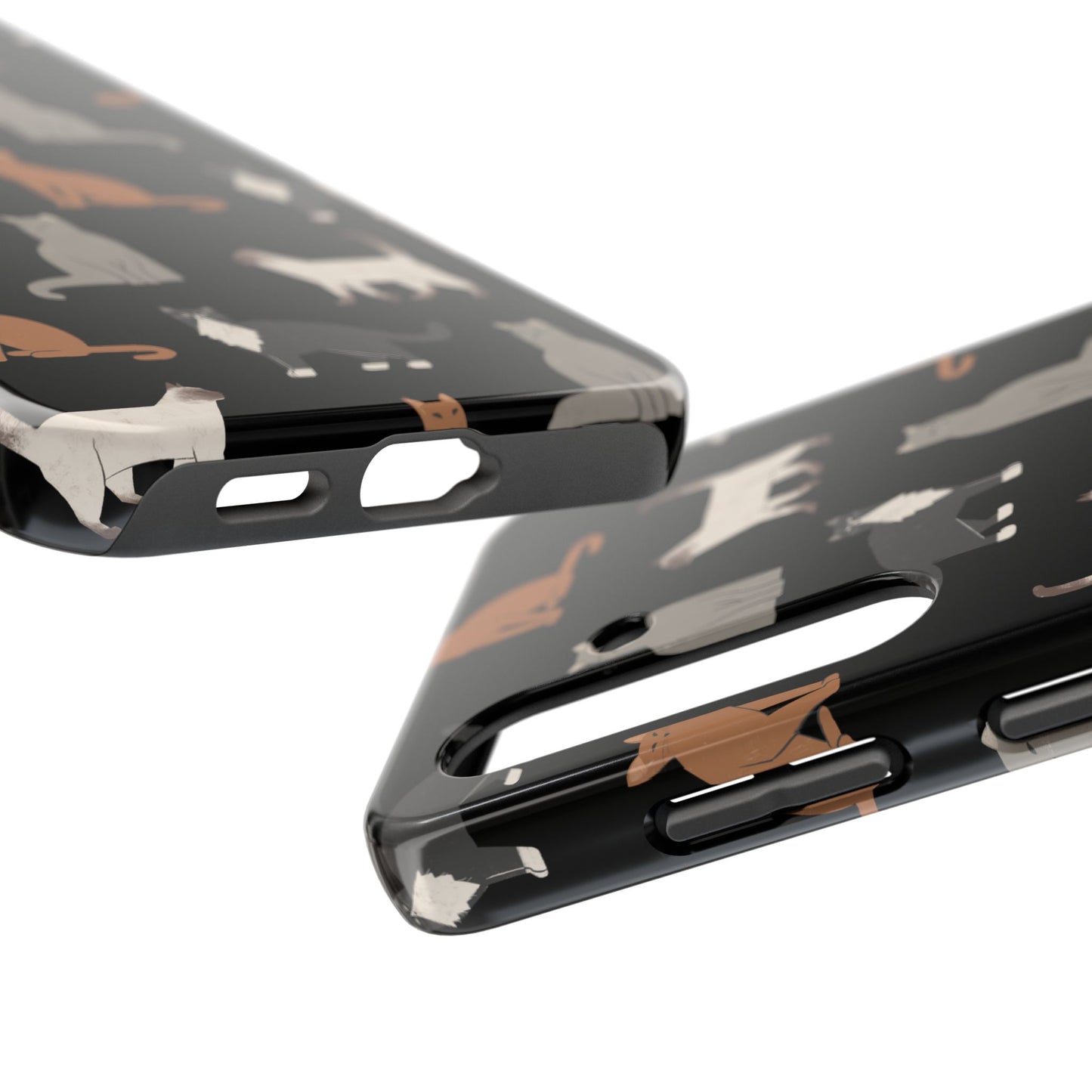 Cubist Cat Tough Phone Case - Stylish & Durable for Pet Fans