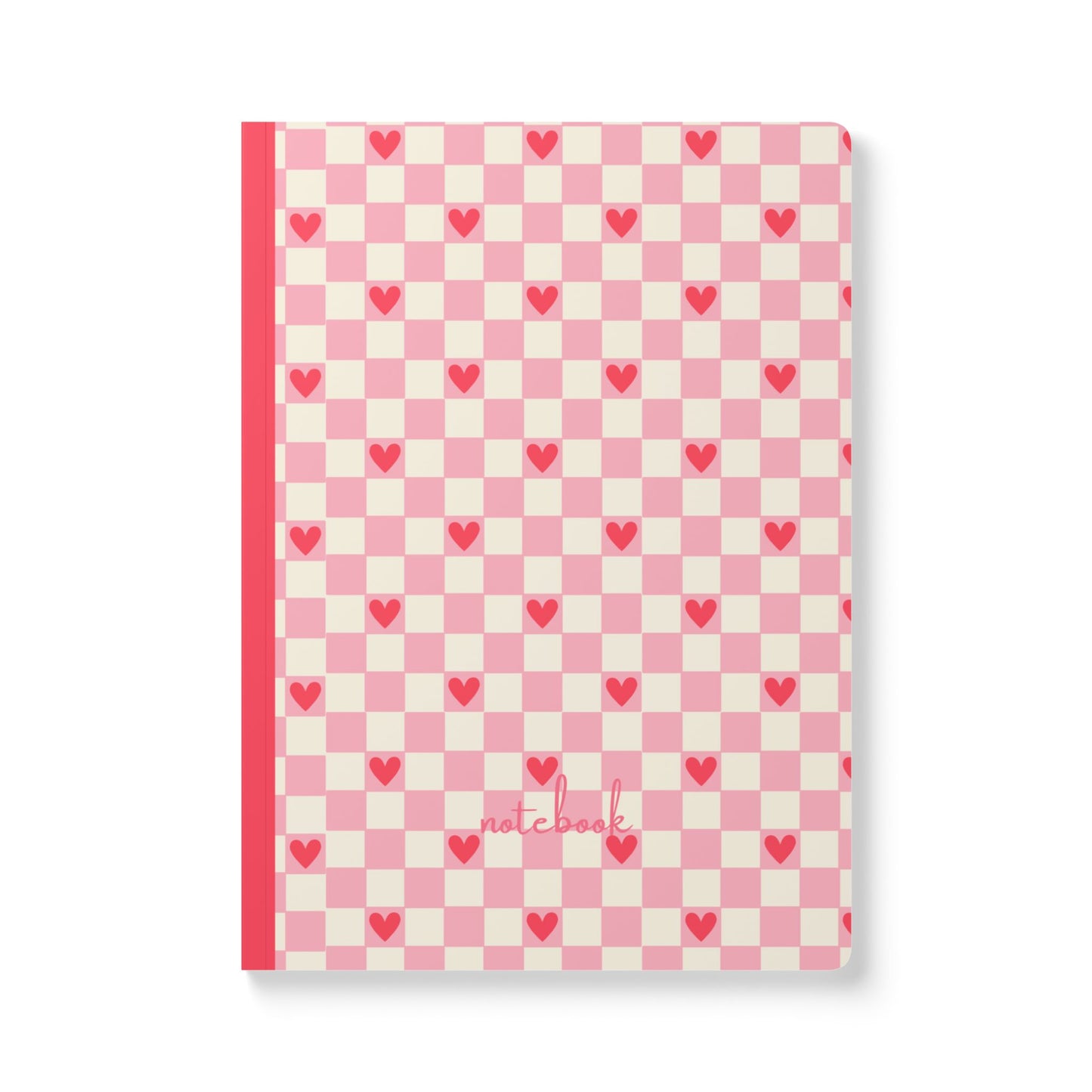 Cute Hearts Softcover Journal with Inside Prints | Perfect for Notes and Gifts