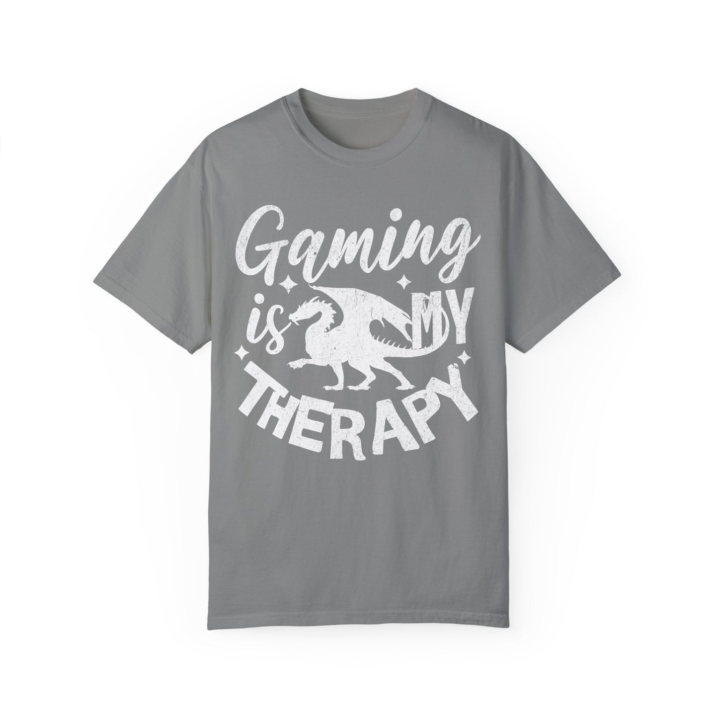 Gaming Therapy Unisex Garment-Dyed T-Shirt | Perfect for Gamers & Casual Wear