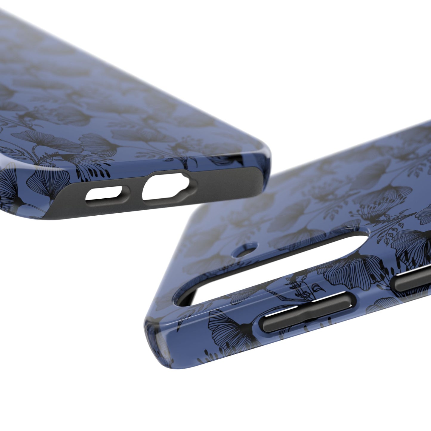 Ornate Floral Tough Phone Case - Durable Protection with Elegant Design