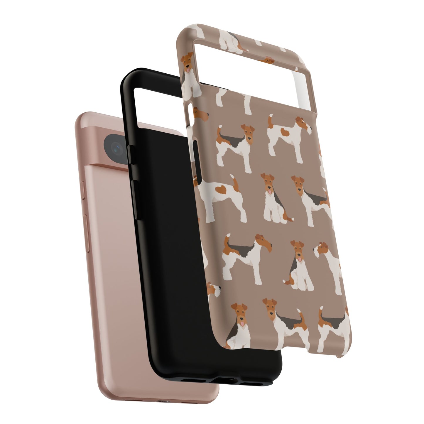 Wire Fox Terrier Lover Tough Case - Stylish Phone Case Featuring Playful Fox Terriers