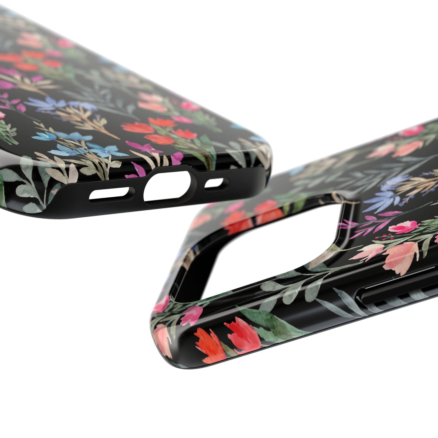 Floral Tough Phone Case - Durable Protection with Vibrant Botanical Design