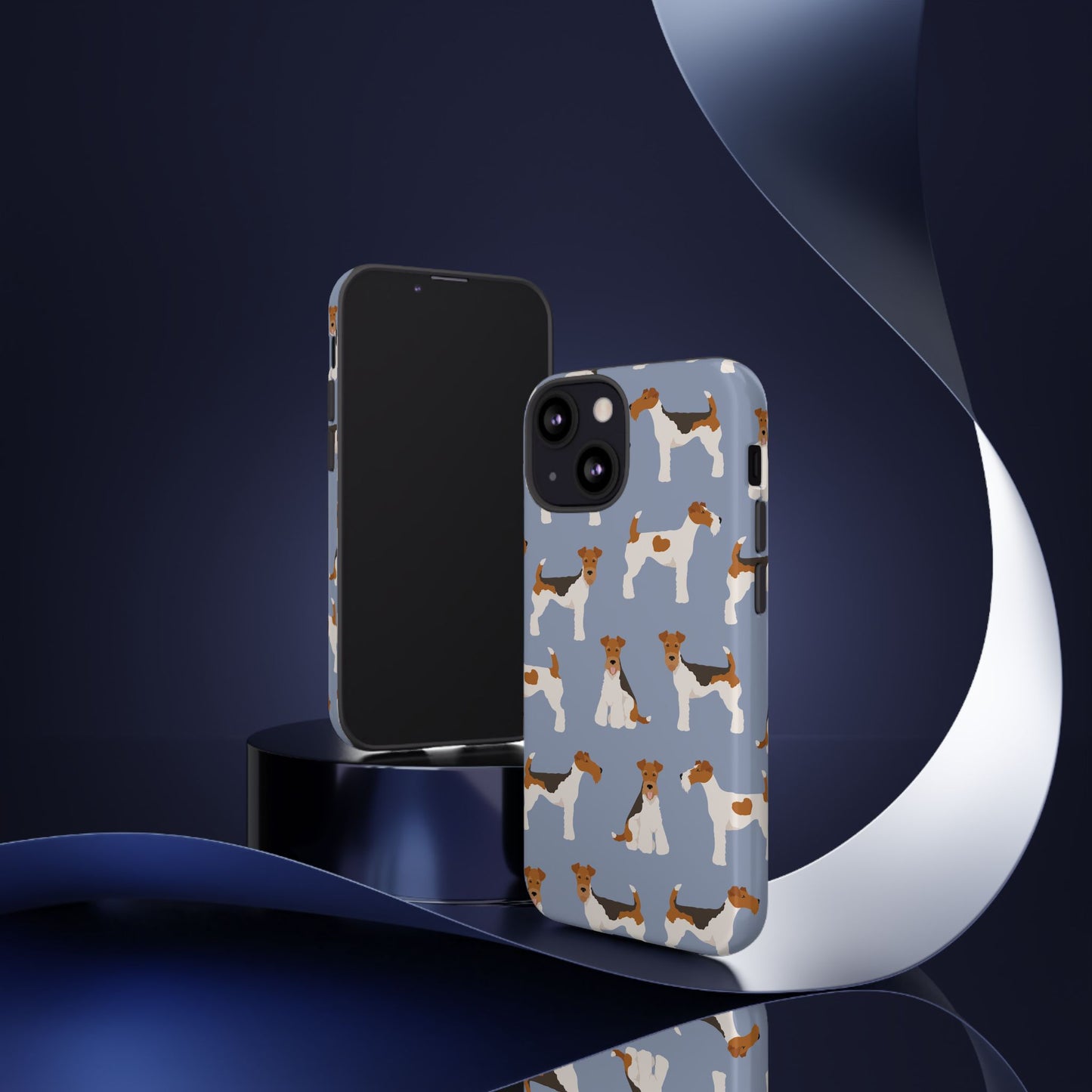 Wire Fox Terrier Lover Tough Case - Stylish Phone Case Featuring Playful Fox Terriers