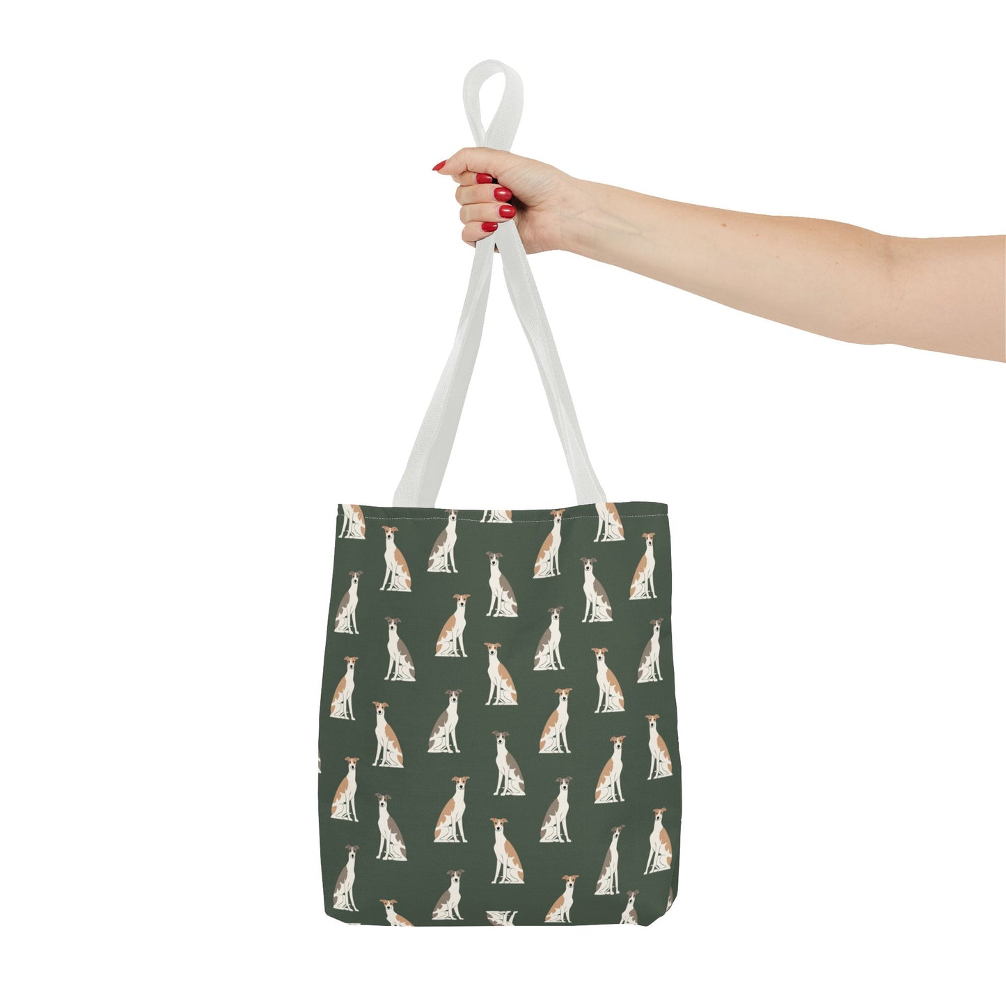 Grey Hound Dog Pattern Tote Bag - Perfect for Pet Lovers!