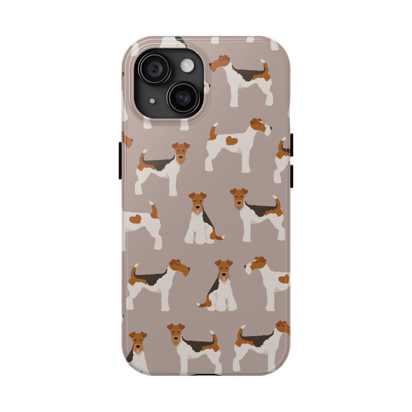 Cute Wire Fox Terrier Tough Phone Case - Durable and Stylish