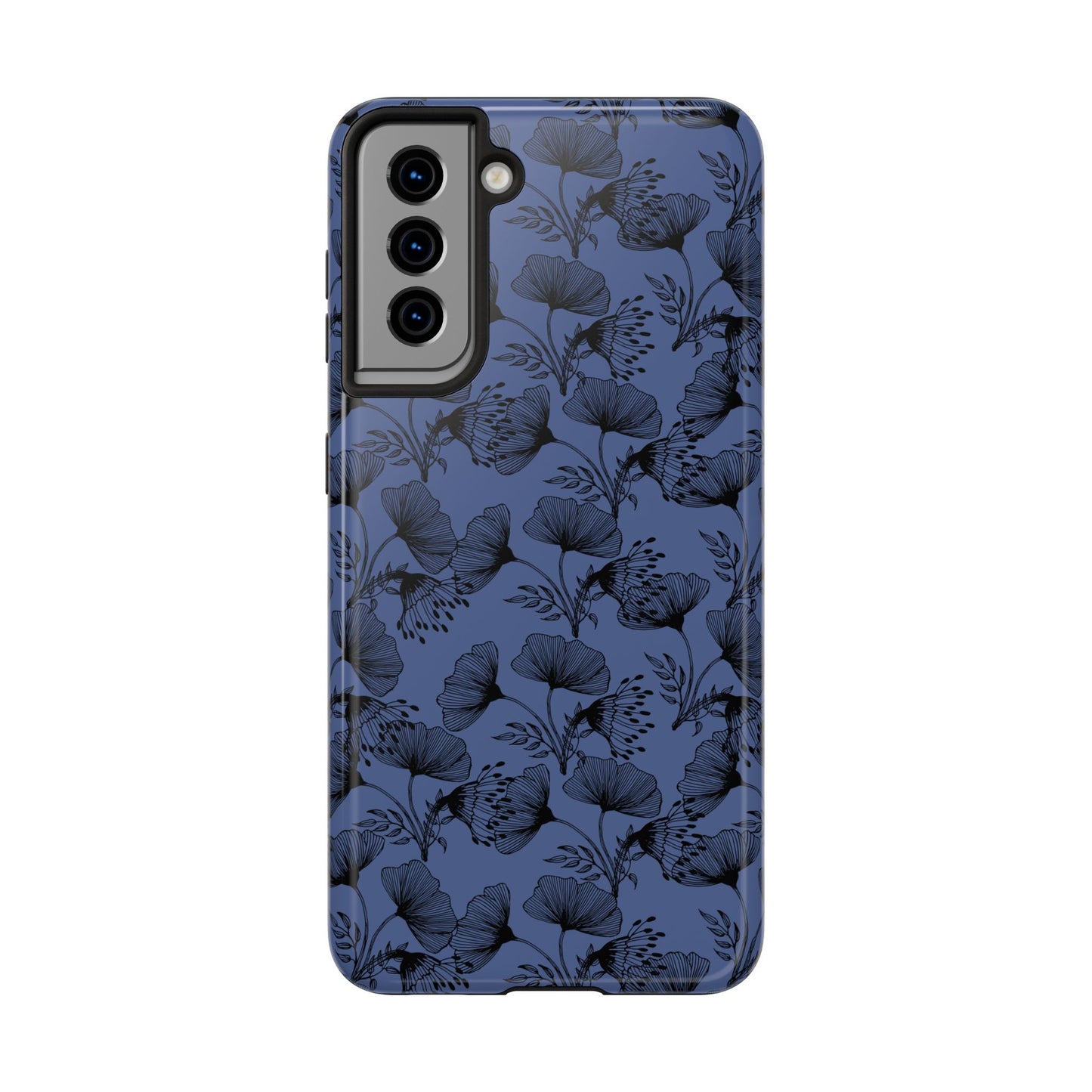 Ornate Floral Tough Phone Case - Durable Protection with Elegant Design