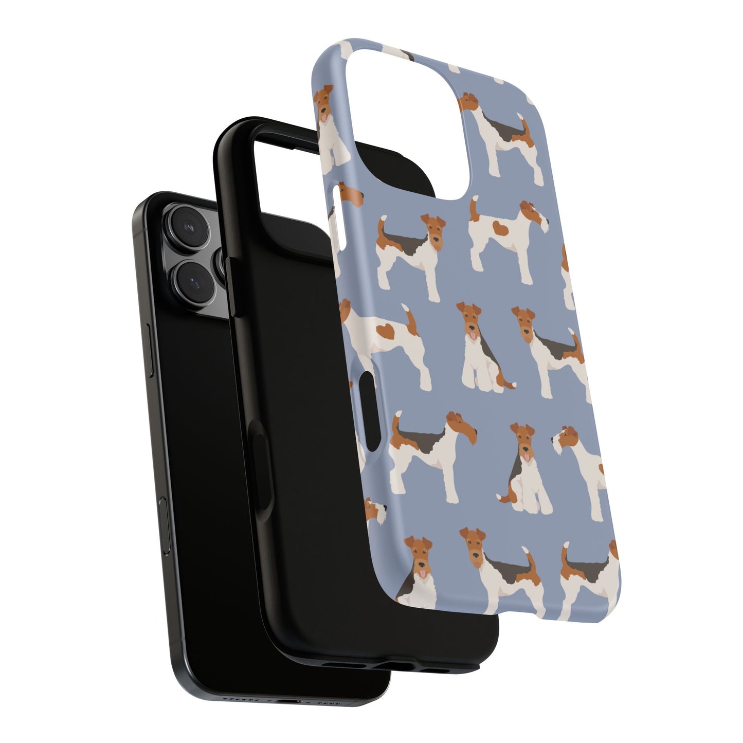 Wire Fox Terrier Lover Tough Case - Stylish Phone Case Featuring Playful Fox Terriers